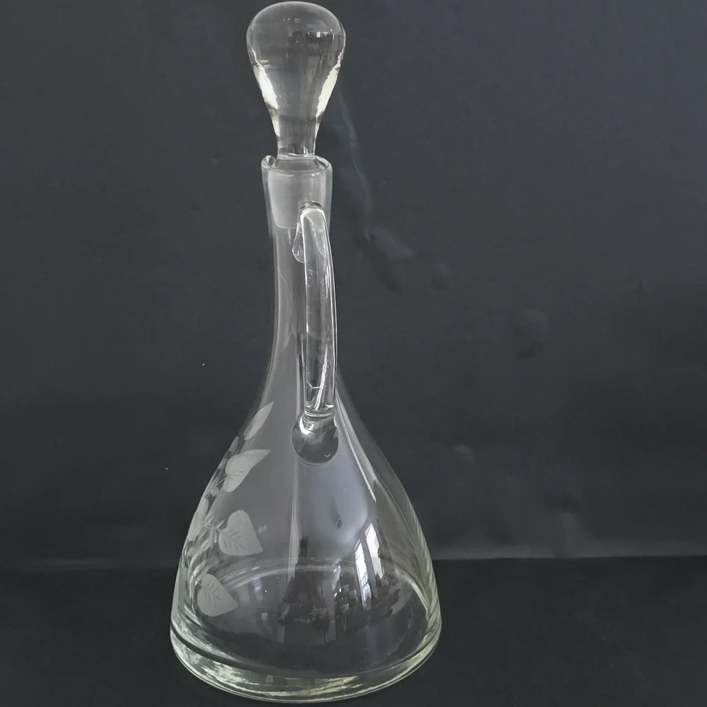 Vintage Decanter With Handle